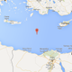 The location in which EgyptAir Flight 804 disappeared from radar.